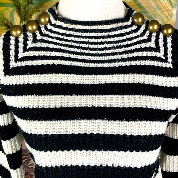 For The Republic Sweaters - For The Republic striped Sweater